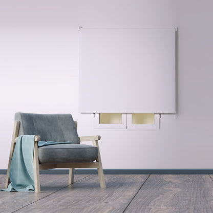 Cortina de rolo White Screen com corrente