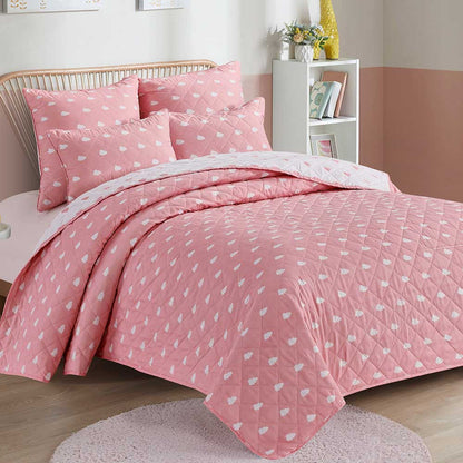 Colcha bouti Nubecita rosa