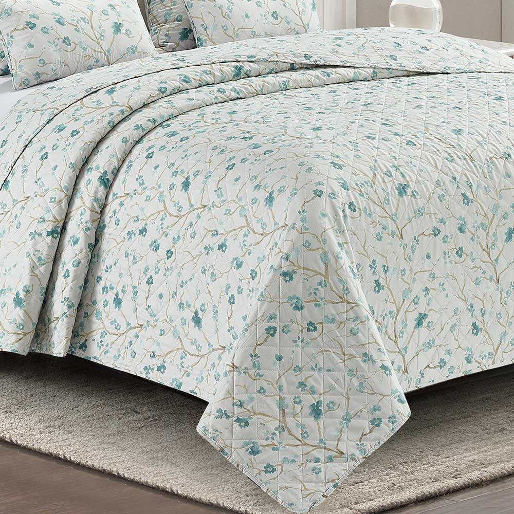 Colcha Tiffany verde Samantha