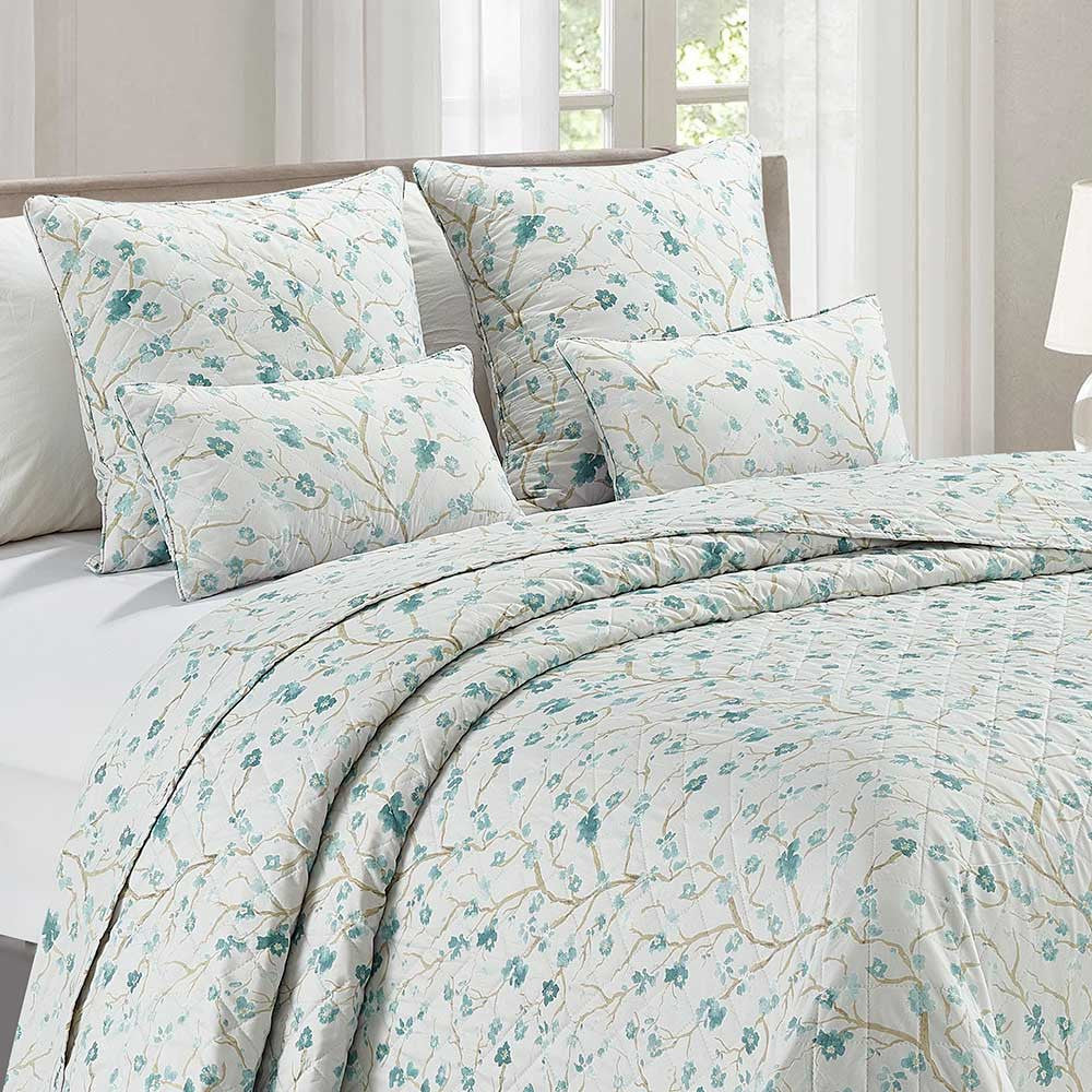 Colcha Tiffany verde Samantha