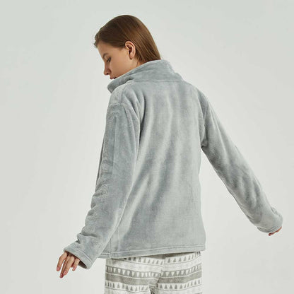 moletom de veludo perolado