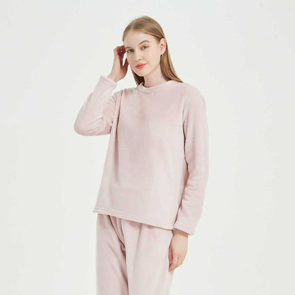 pijama de veludo rosa claro