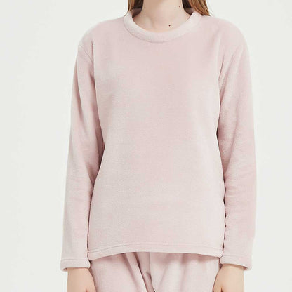 pijama de veludo rosa claro