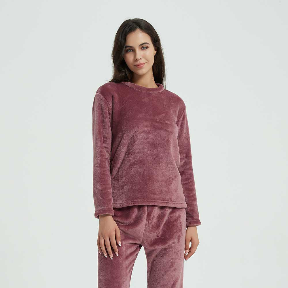 pijama de veludo rosa malva