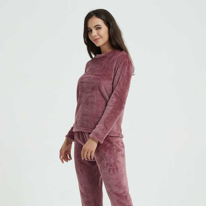 pijama de veludo rosa malva