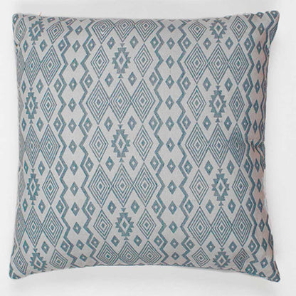 COJIN JACQUARD MADRAS  ESMERALDA  - FUNDA + RELLENO