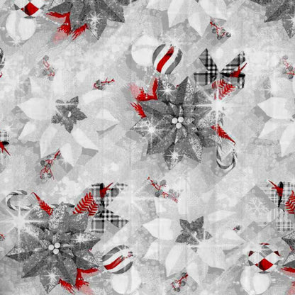 Toalha de mesa cinza suave