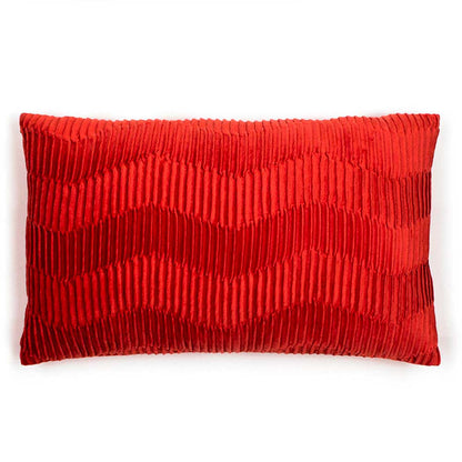 Cojín cuadrante New Traza terciopelo liso 50x50 - funda + relleno