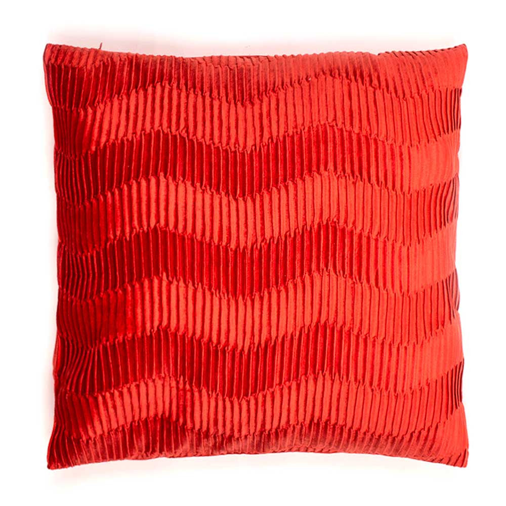 Cojín cuadrante New Traza terciopelo liso 50x50 - funda + relleno