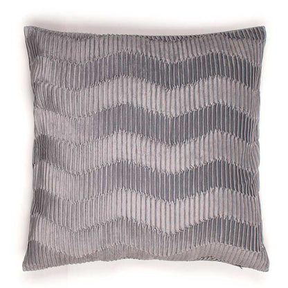 Cojín cuadrante New Traza terciopelo liso 50x50 - funda + relleno