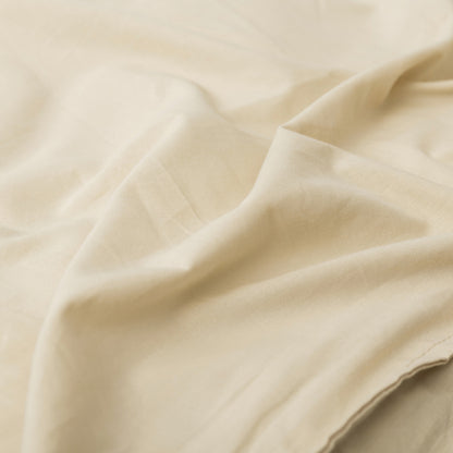 Capa de edredom bege em algodão orgânico