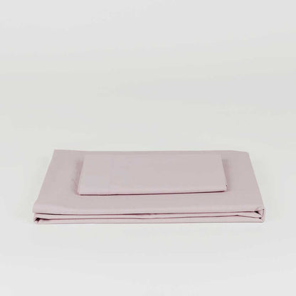 Conjunto de lençóis de algodão cor malva