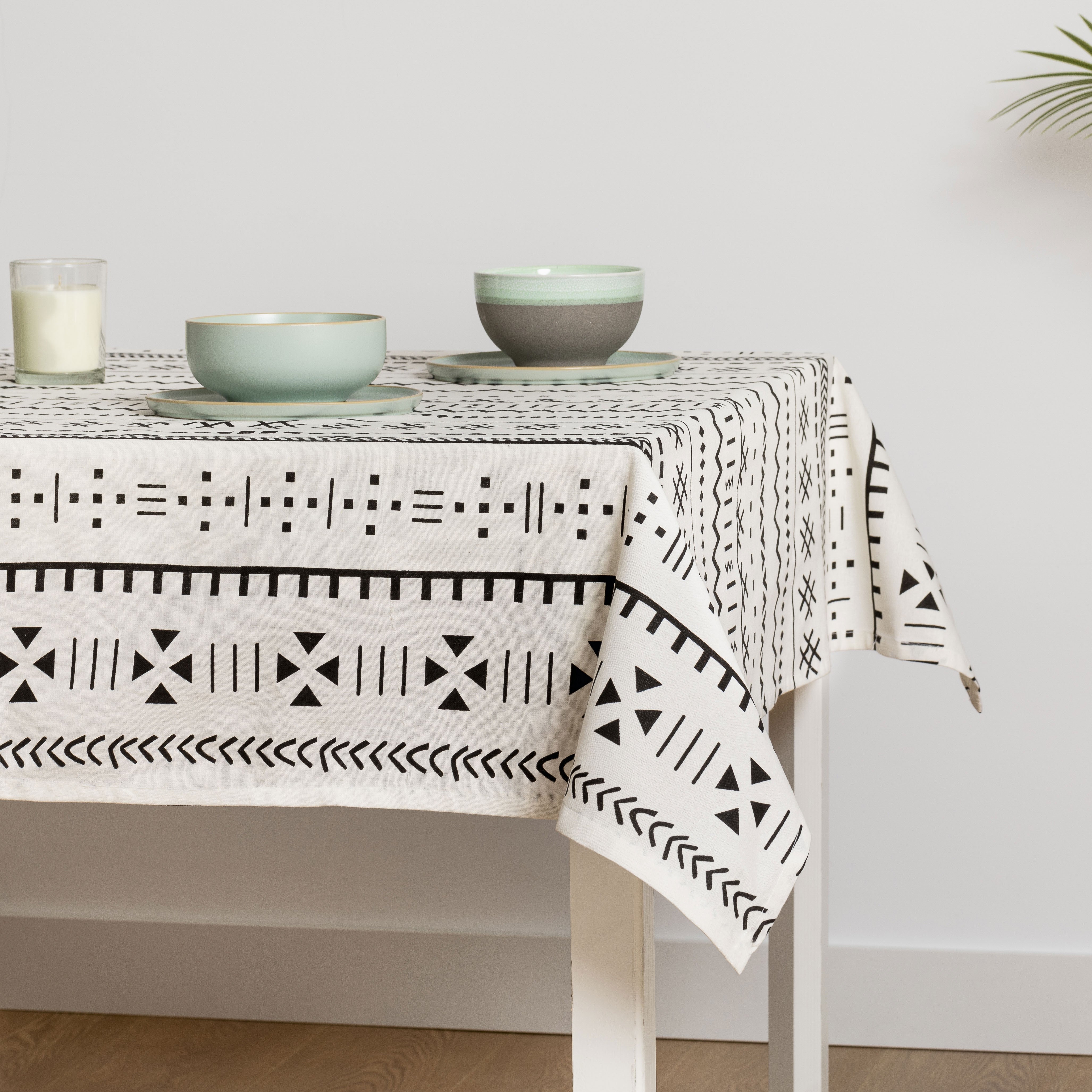 Toalha de mesa de algodão Gritos