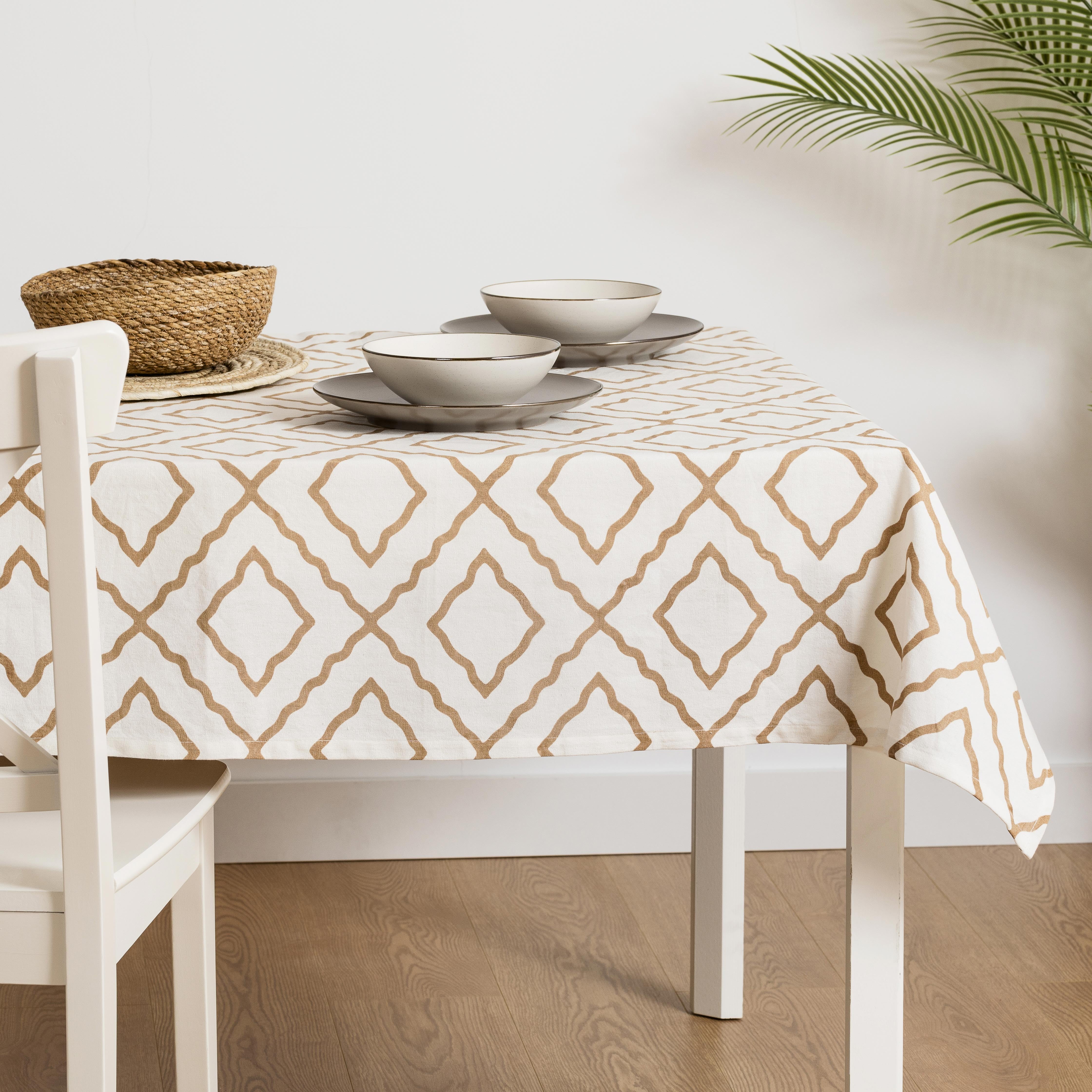 Toalha de mesa de algodão Ascepio Sand