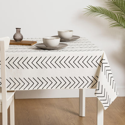 Toalha de mesa Almunzar em algodão preto