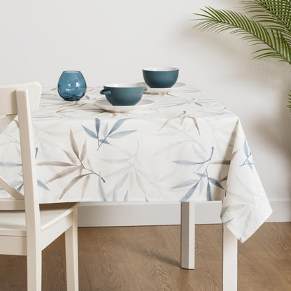 Toalha de mesa com estampa de palmeiras