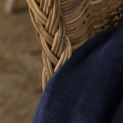 Manta velvet sherpa New azul marinho