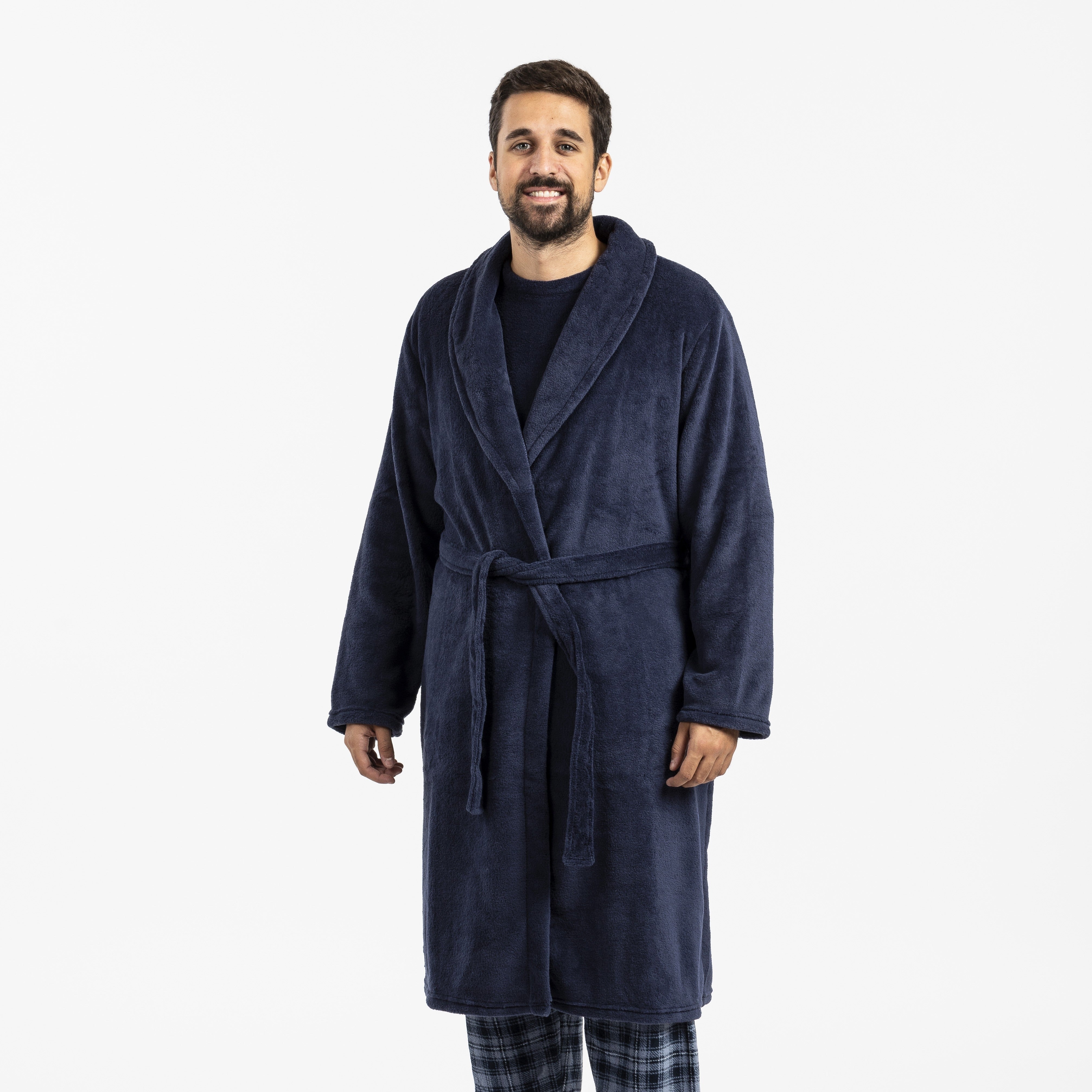 Roupão masculino coral