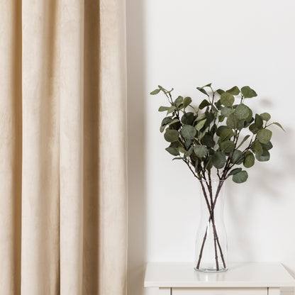 Cortina nova, veludo natural