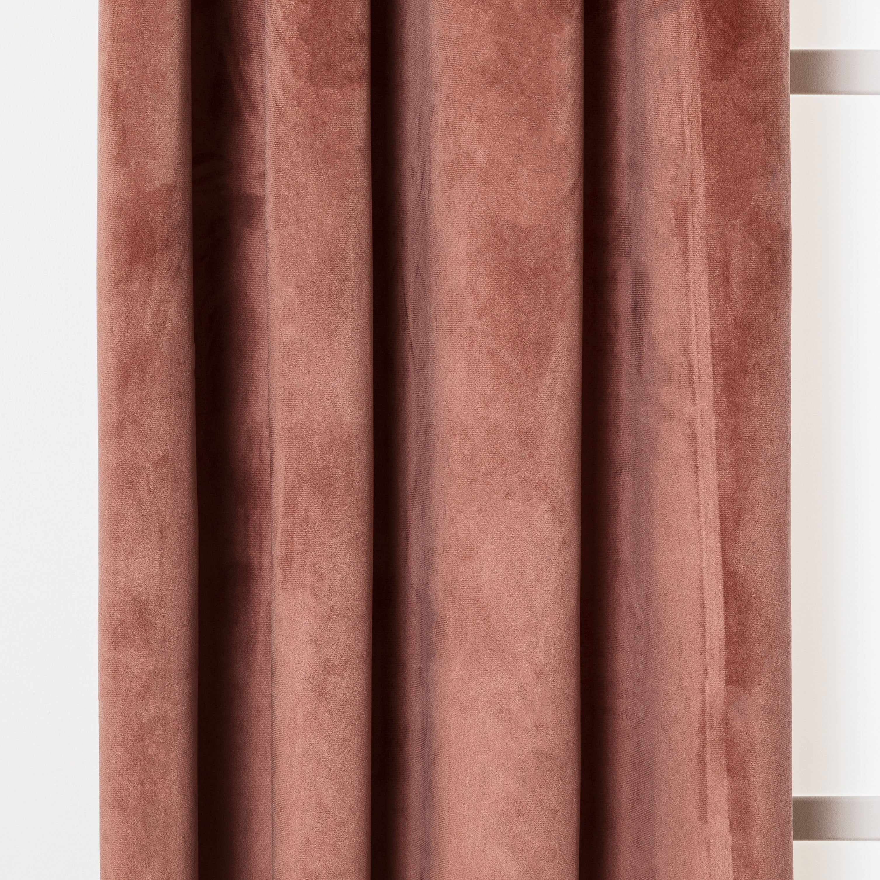 Cortina nova, veludo Marsala