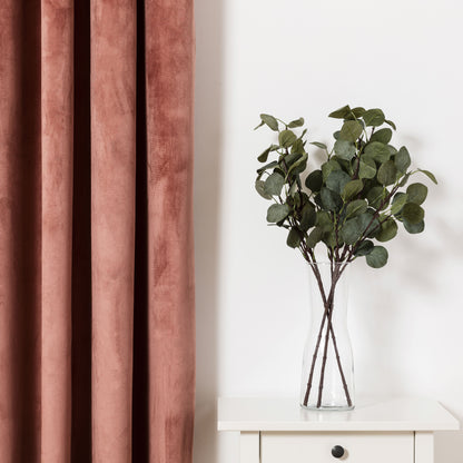 Cortina nova, veludo Marsala