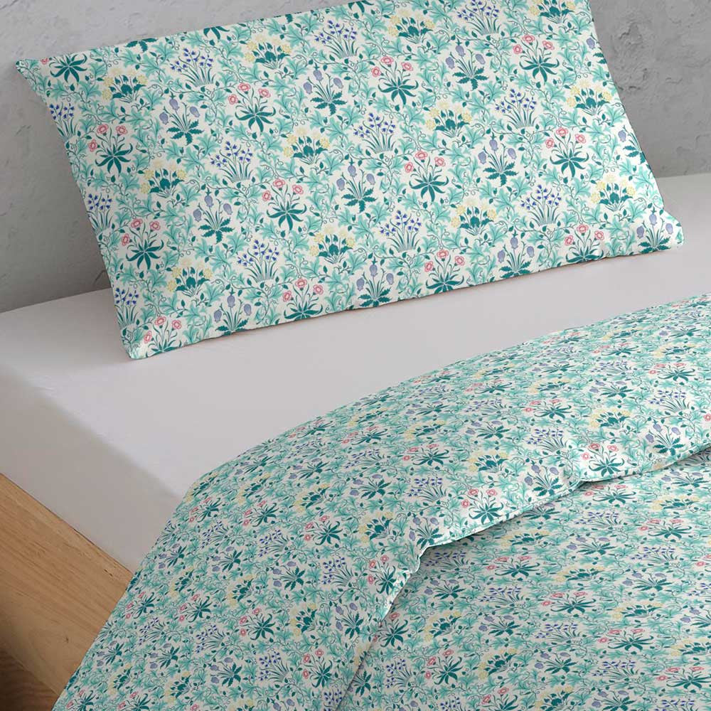 Capa de edredom Cecilia Blue Single