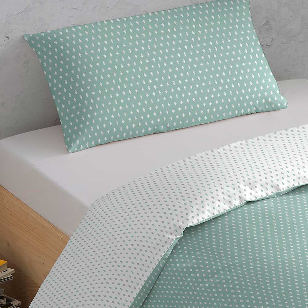 Capa de edredom de solteiro Alicia Green