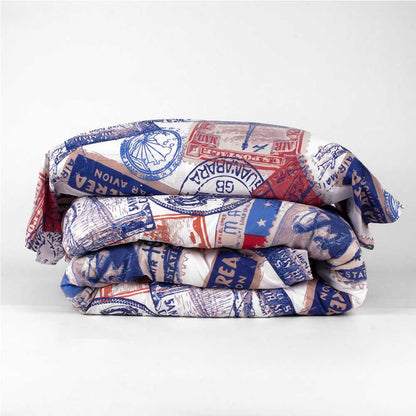 Capa de edredom de solteiro para envio postal