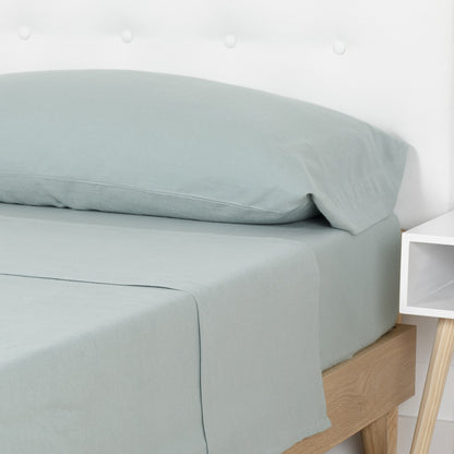 conjunto de lençóis de flanela lisa