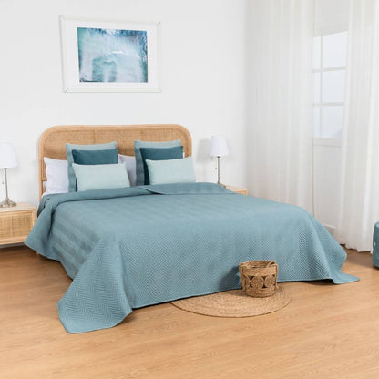 Colcha bouti lisa efecto desgastado