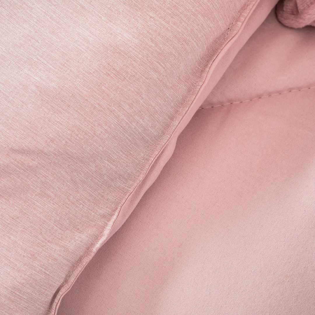 Edredom liso com efeito desgastado