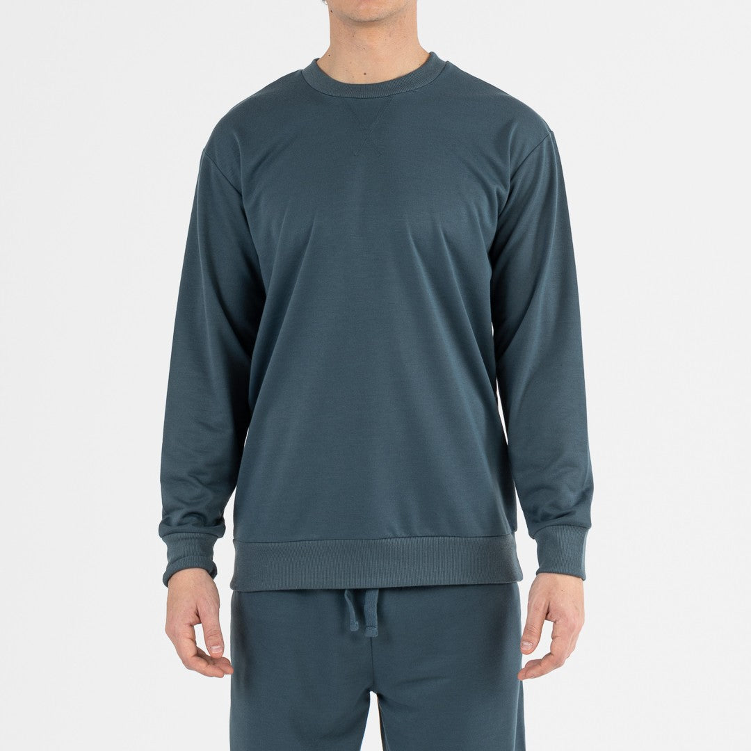 Conjunto de treino comprido masculino verde menta