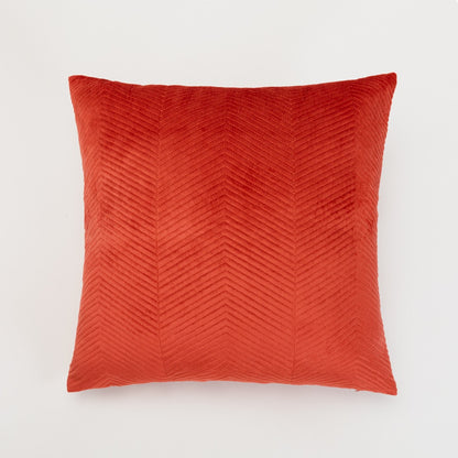 Cojín cuadrante New Hungria terciopelo liso 50x50 - funda + relleno