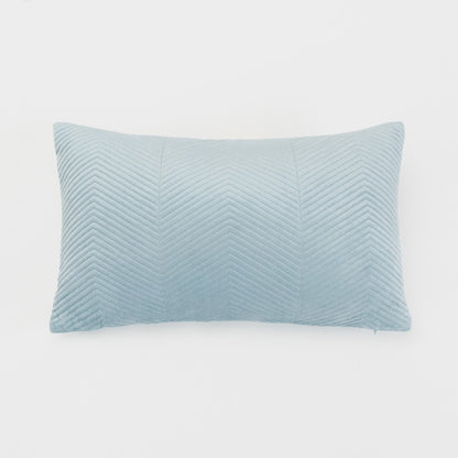 Almofada quadrada New Hungary, veludo liso, 50x50 cm - capa + enchimento