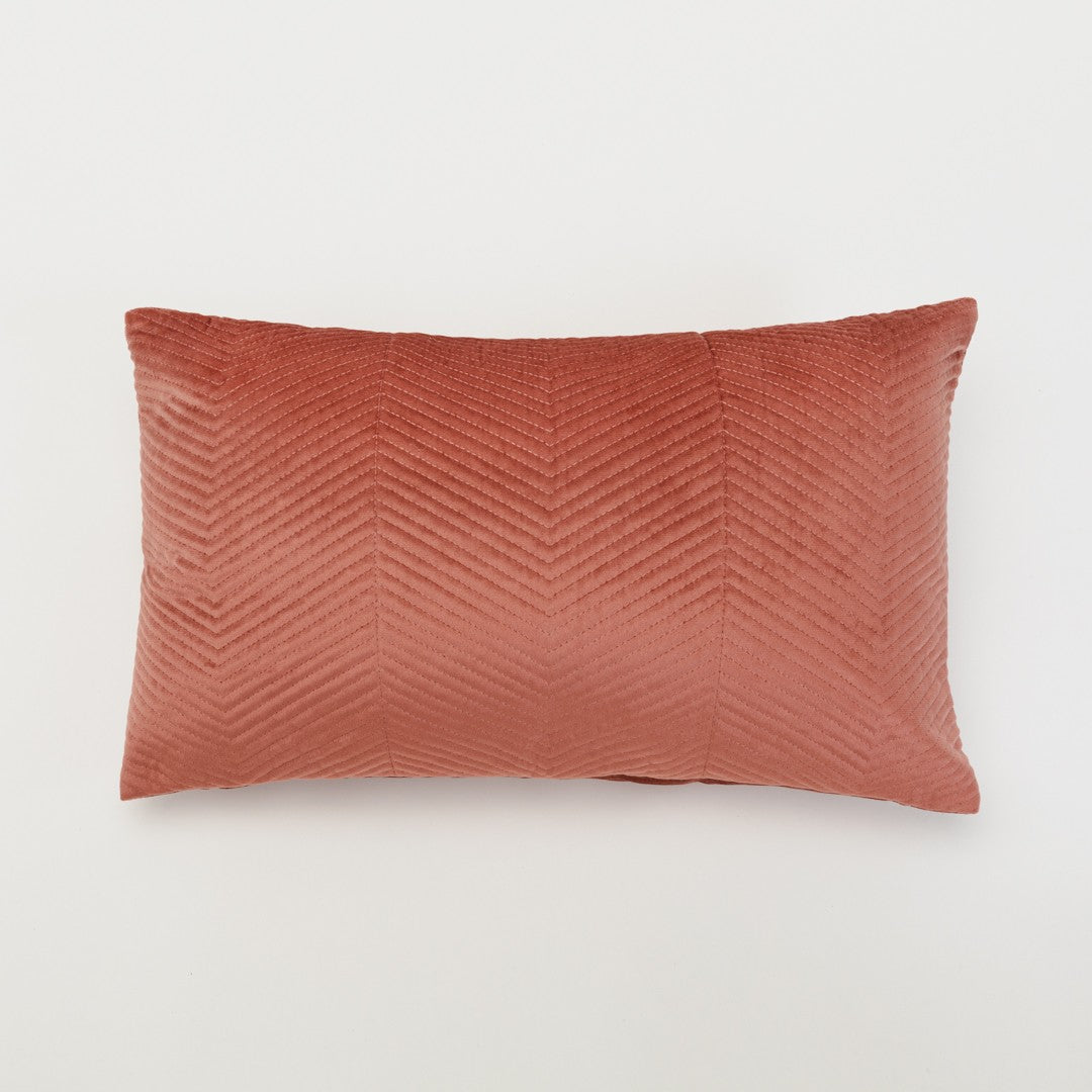 Almofada quadrada New Hungary, veludo liso, 50x50 cm - capa + enchimento