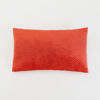 Cojín cuadrante New Hungria terciopelo liso 50x50 - funda + relleno