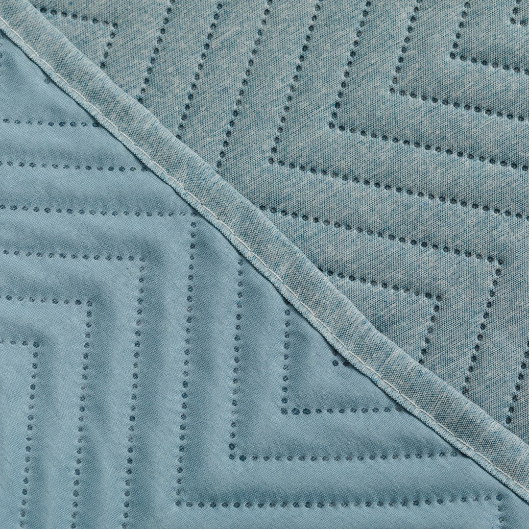 Colcha bouti lisa efecto desgastado