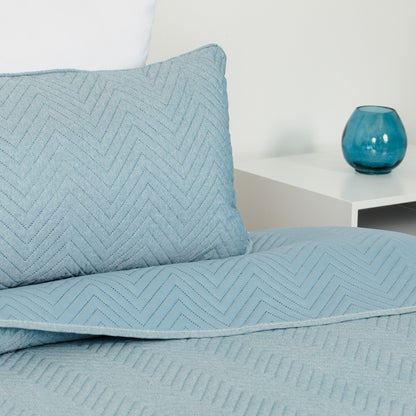 Colcha bouti lisa efecto desgastado