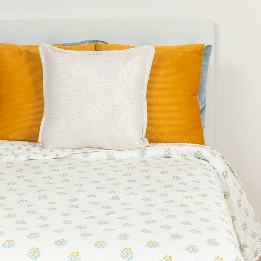 Colcha de cama Tiffany verde primavera bouti