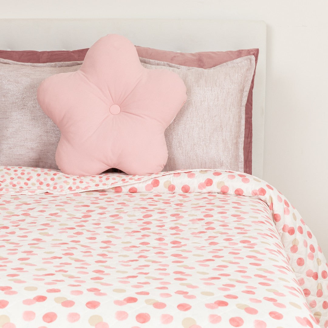 Colcha bouti Graciela rosa