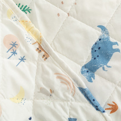 Colcha bouti Dinosaurus indigo