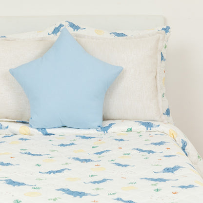 Colcha bouti Dinosaurus indigo