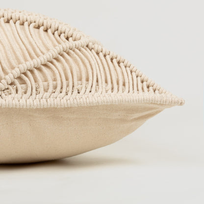 COJIN ALG MACRAME MINOTO - FUNDA + RELLENO