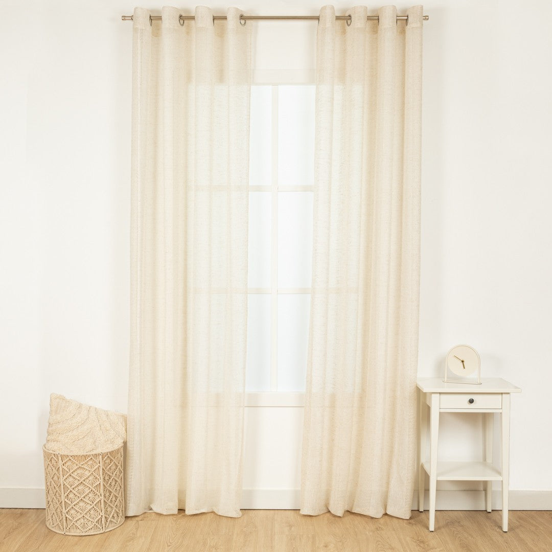 Cortina bege Nilda