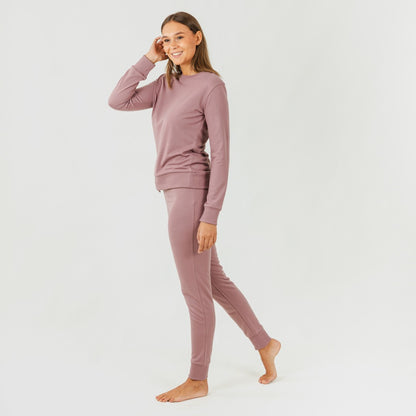 Conjunto Sport malva novo