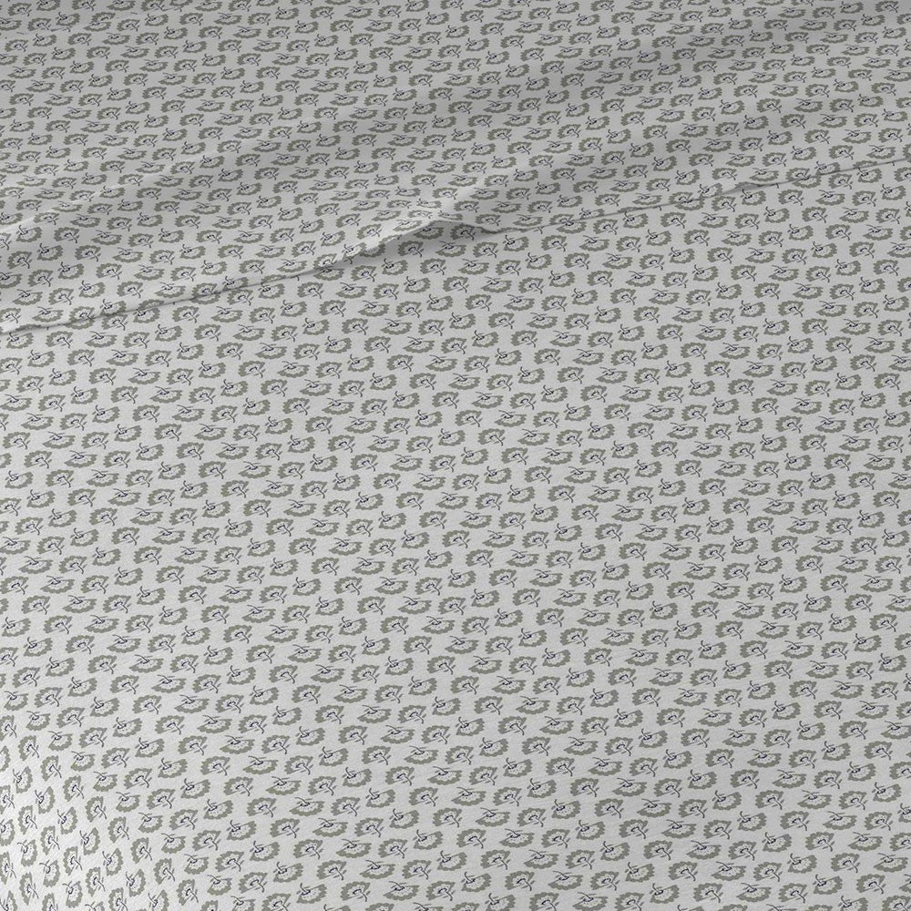 Jogo de lençóis Diana Tiffany em algodão percal verde