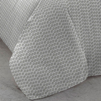 Capa de edredom Diana verde Tiffany em algodão percal