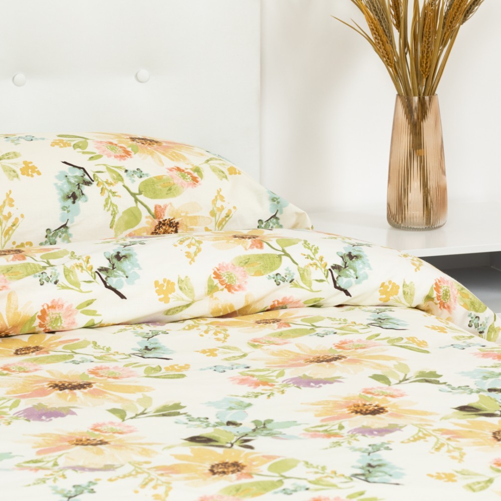 Capa de edredão algodão percal August natural