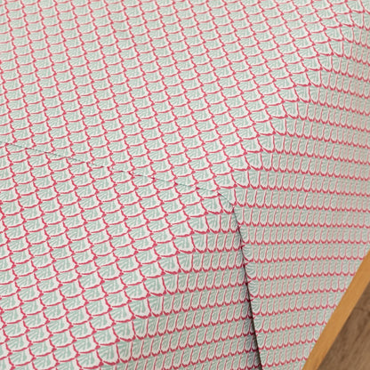 Conjunto de lençóis de algodão rosa-malva com estampa de figo