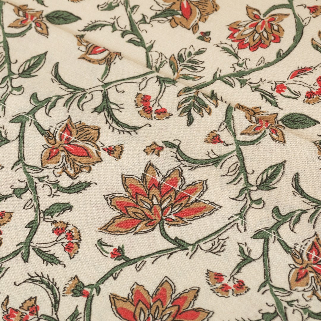 Jogo de lençóis algodão Isabel cor telha